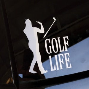 Golf Life Vinyl Aufkleber Aufkleber | Aufkleber für Autos, Laptops, Becher und mehr