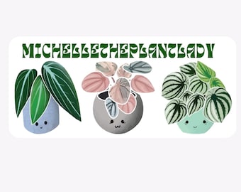 michelletheplantlady Logo Sticker