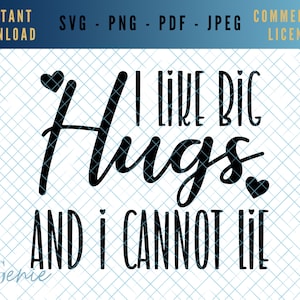 Ik hou van grote knuffels en ik kan niet liegen svg, knuffelaar svg, gratis knuffels gesneden vijl, mama knuffels SVG, baby shirt svg, ik heb een knuffel png, knuffeltijd svg