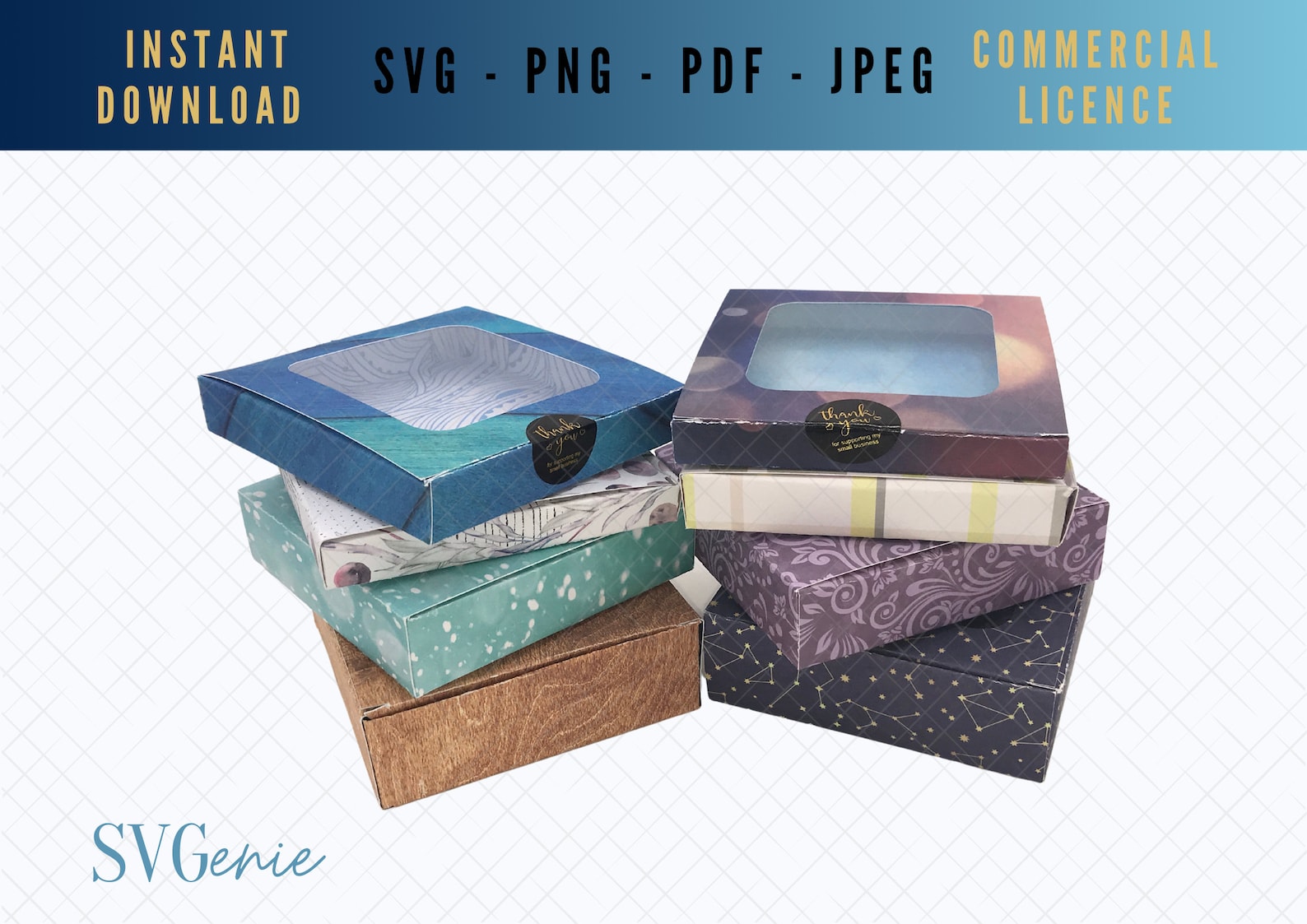 Coaster Box Svg Bundle 4sizes Template Box for Drinking Etsy UK