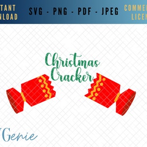 Galleta de Navidad SVG, tirar de una galleta SVG, galleta cortada svg, dividir el vector de galleta de Navidad, archivo de corte de galleta festiva, galleta sorpresa svg