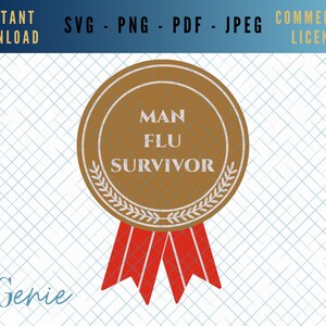 Homme survivant de la grippe SVG, rétablissez-vous bientôt SVG, drôle de vecteur de grippe, germes svg, toux et rhumes svg, grippe svg, drôle fête des pères svg, drôle d’hommes
