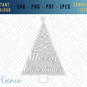 Joyeux arbre de Noël SVG, vecteur d’arbre de Noël tourbillonnant, arbre de Noël en couches svg, sapin svg, clip art d’arbre de Noël, modèle d’arbre