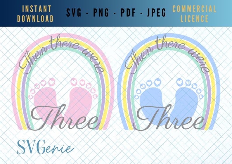 Then There Were Three SVG, First Baby Svg, New Baby Svg, Baby Feet Svg ...