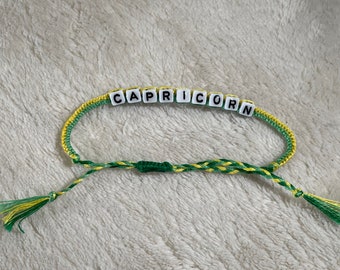 Capricorn Friendship Bracelet | Zodiac Sign