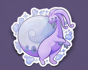3" ANCIENT GOO DRAGON waterproof vinyl sticker - Gloss or Holographic finish