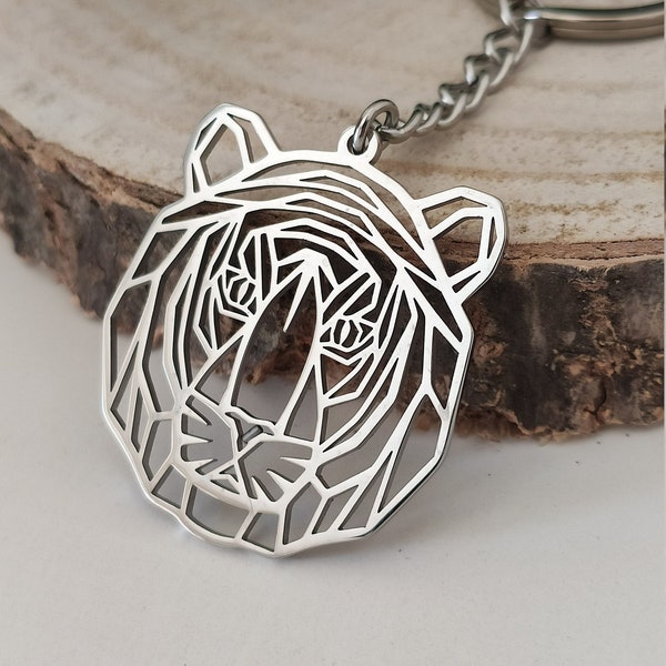Schlüsselanhänger Tiger | Geschenk Tigerliebhaber | Tiger Anhänger
