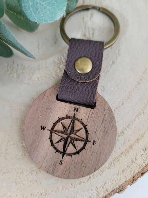 Compass Eddie Bauer Keychain 90's Eddie Bauer Zip-O-Gage 温度計