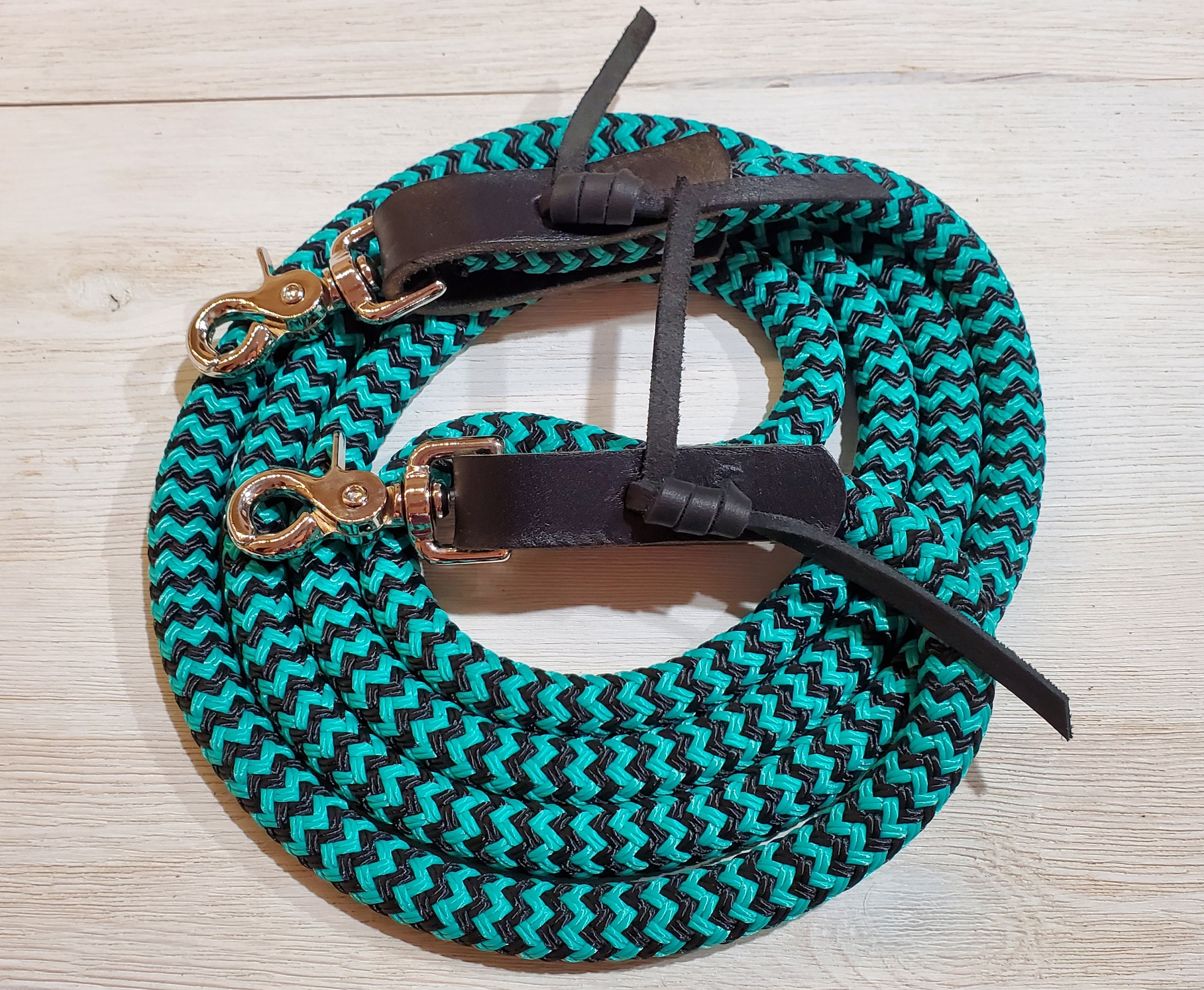 Custom Yacht Rope Loop Reins or Split Reins / (clinician Rope, Mecate ...