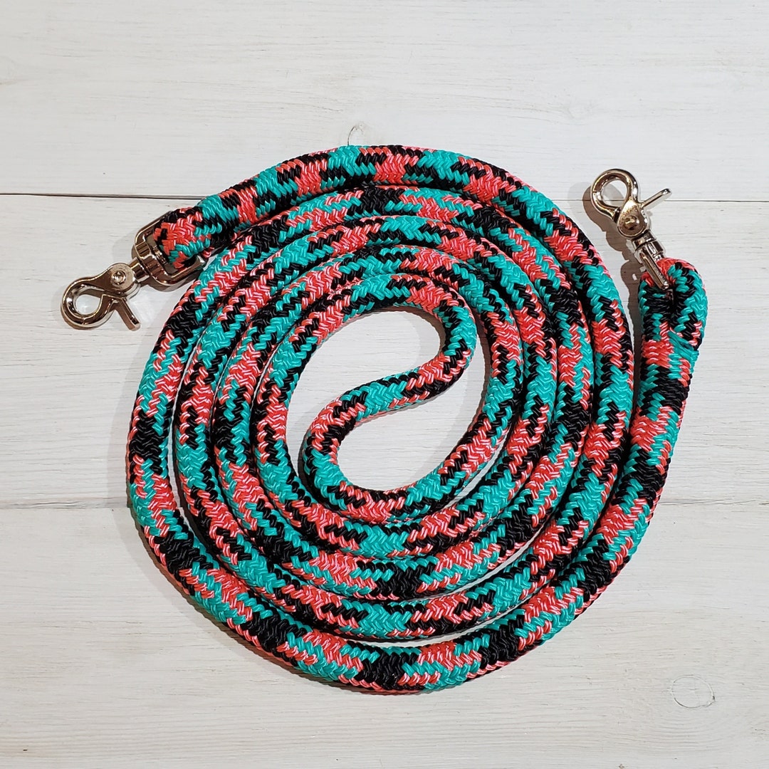 Custom Yacht Rope Sport Reins / Clinician Rope, Mecate Reins, Barrel ...
