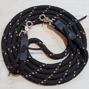 Custom Yacht Rope Loop Reins or Split Reins / Clinician Rope, Mecate ...