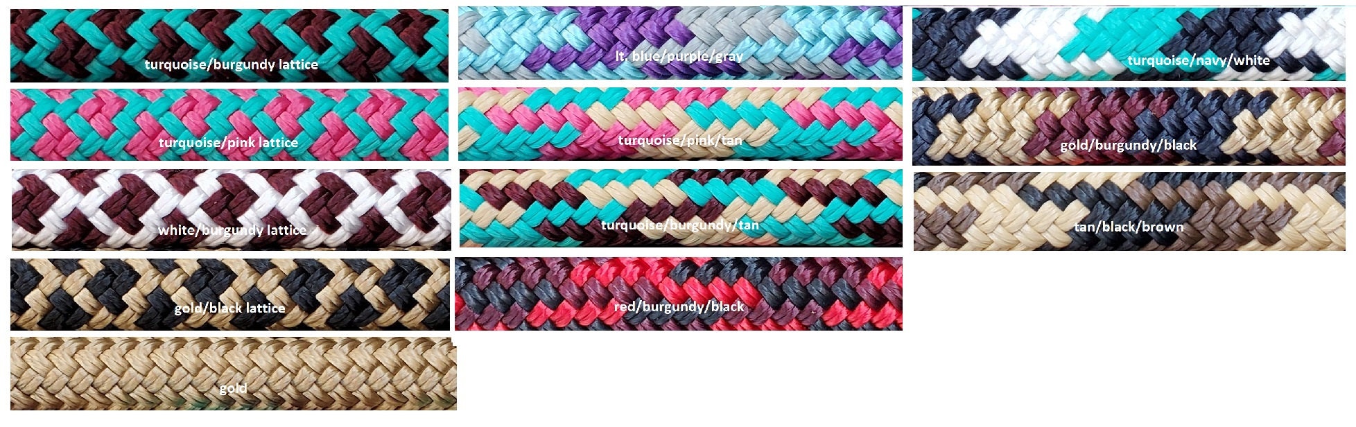 Custom Training Lead Rope - Your Choice of Swivel Clasp/bull Snap ...