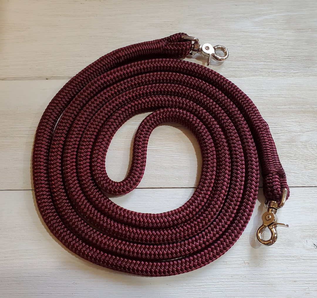 Custom Yacht Rope Sport Reins / Clinician Rope, Mecate Reins, Barrel ...