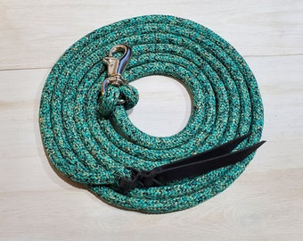 Custom Training Lead Rope - Your Choice of Swivel Clasp/Bull Snap - Yacht Rope, Lunge Line , Clinician Rope - Lots of colors! Fast Shipping!