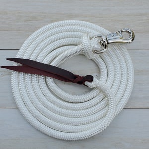 Tranng Lead Rope - Custom Made - Choce Of Swvel Clasp/bull Snap