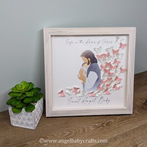 Safe in the Arms of Jesus - A Beautiful Memorial Keepsake for Infants and Angel Babies