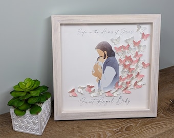 Safe in the Arms of Jesus - A Beautiful Memorial Keepsake for Infants and Angel Babies