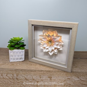 Giglio illuminato in 3D, regalo commemorativo / Perdita di un neonato / Perdita di una figlia / Perdita di una madre / Perdita di una moglie