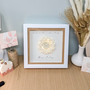 3D Lighted Dahlia Memorial Gift | Infant Loss | Loss of a Daughter | Loss of a Mother | Loss of a Wife