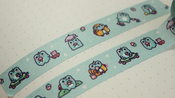 Kero's Day Out Frog Washi Tape