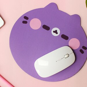 Cute Neko Kawaii Mouse Pad | Pastel Kawaii Aesthetic Mouse Pad Gifts | Desk Accessories
