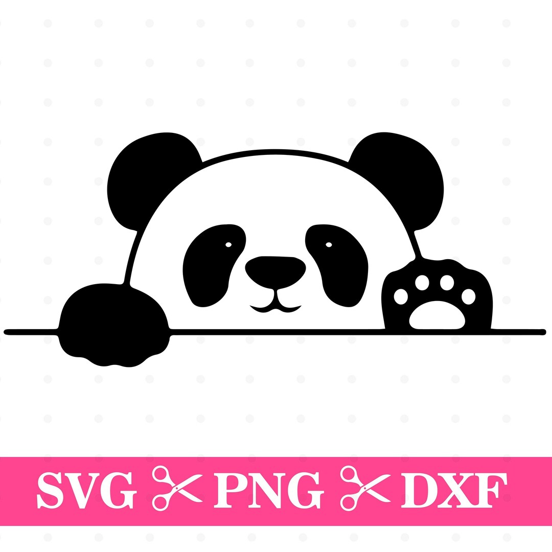 Panda SVG Panda Png Panda Cricut Svg Panda Clipart Svg - Etsy