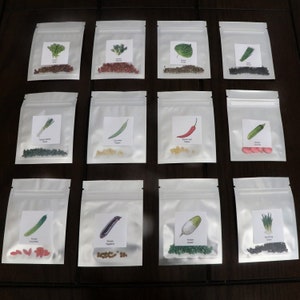 12 Most Popular Korean Vegetable Seeds (Normal Version)