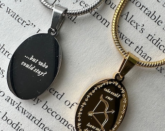 archer necklace double sided | waterproof & won’t tarnish