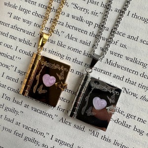 Collar de libro encantado / Collar para amantes de los libros