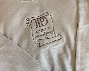 the lovers poet crewneck