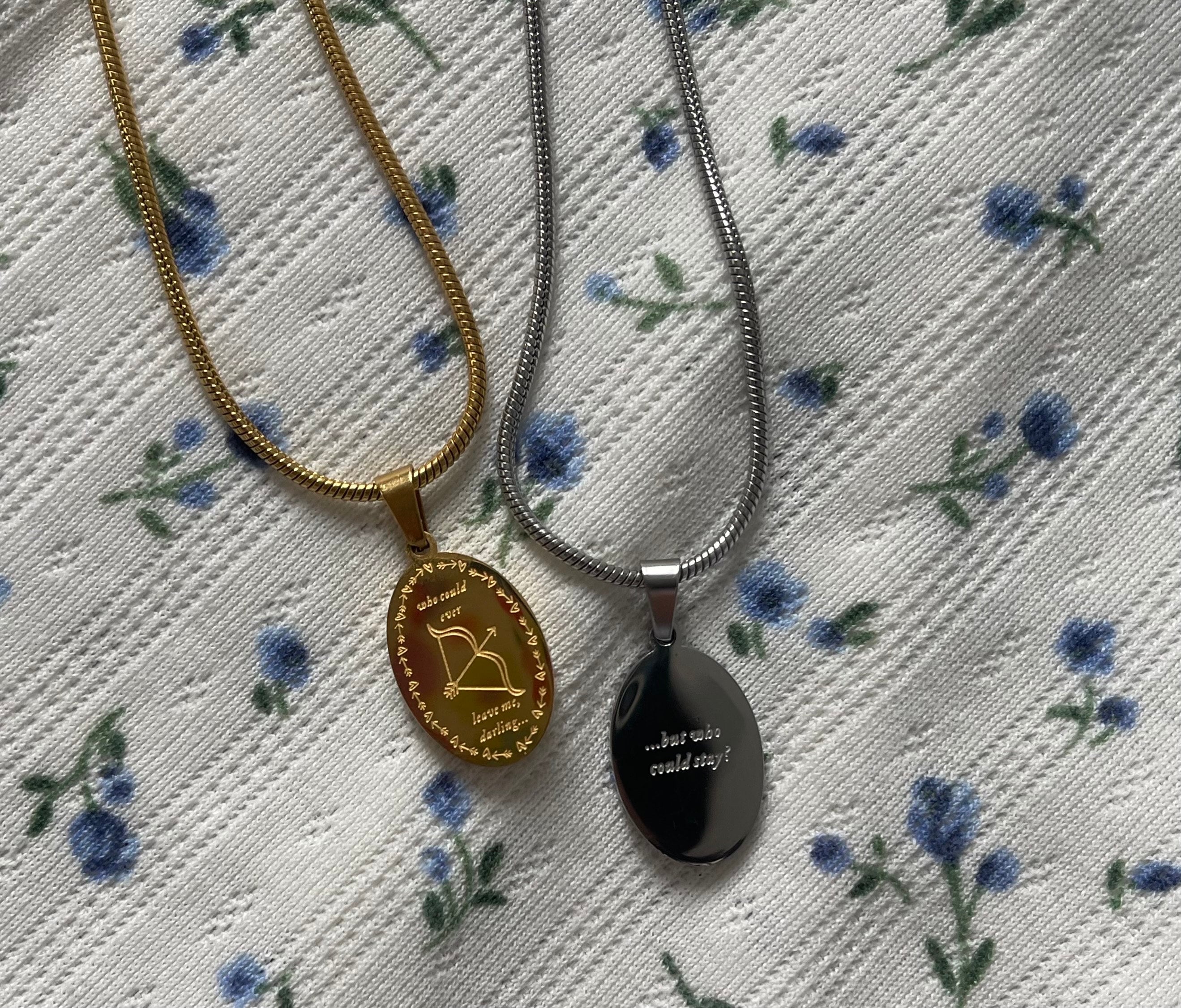 archer necklace double sided | waterproof & won’t tarnish