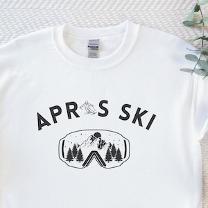Ski instructor sweatshirt birthday gift friends and family, winter sport sweater, snow skiing sweater, ski lover crewneck sweater