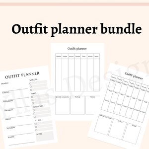 Reisoutfitplanner bundel bewerkbare afdrukbare pdf vakantie outfitplanner mannen vrouwen zakenreis outfitplanner dagelijks wekelijks outfitplan
