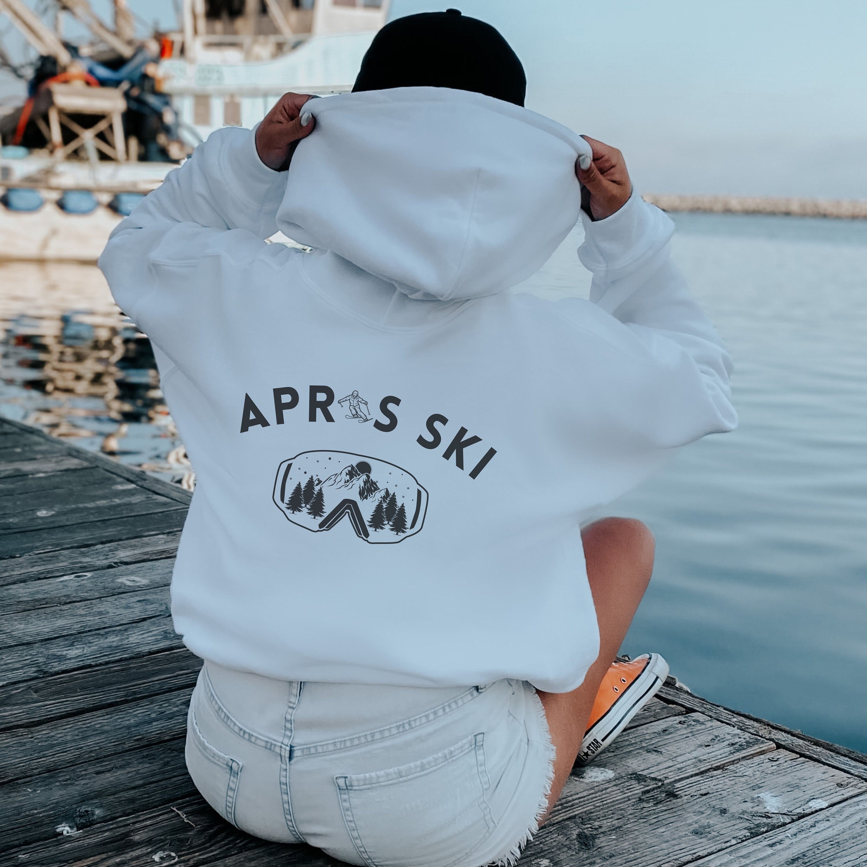 Ski Instructor Hoodie Birthday Gift Friends and Family, Winter