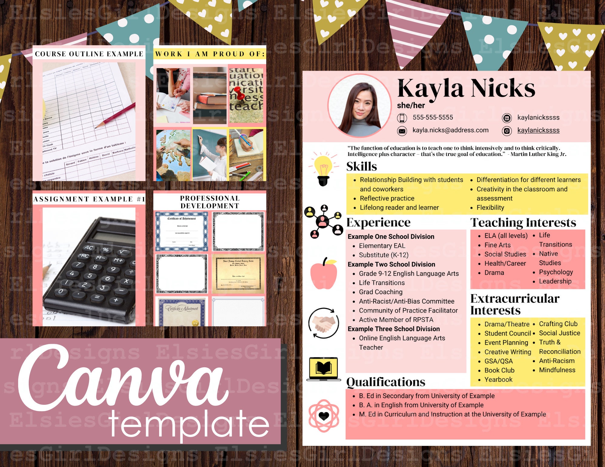 Portfolio Teaching Portfolio Template Portfolio Template Teaching 