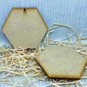 Clearance Items / Wooden Hexagon / Shape Blanks / Arts and Crafts / Wooden  Crafts