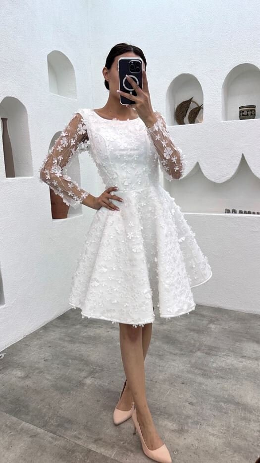 drop waist wedding dress Chelsea Simple Satin Handmade 18 Inch Doll SIZE:SMALL elegant luxury dress