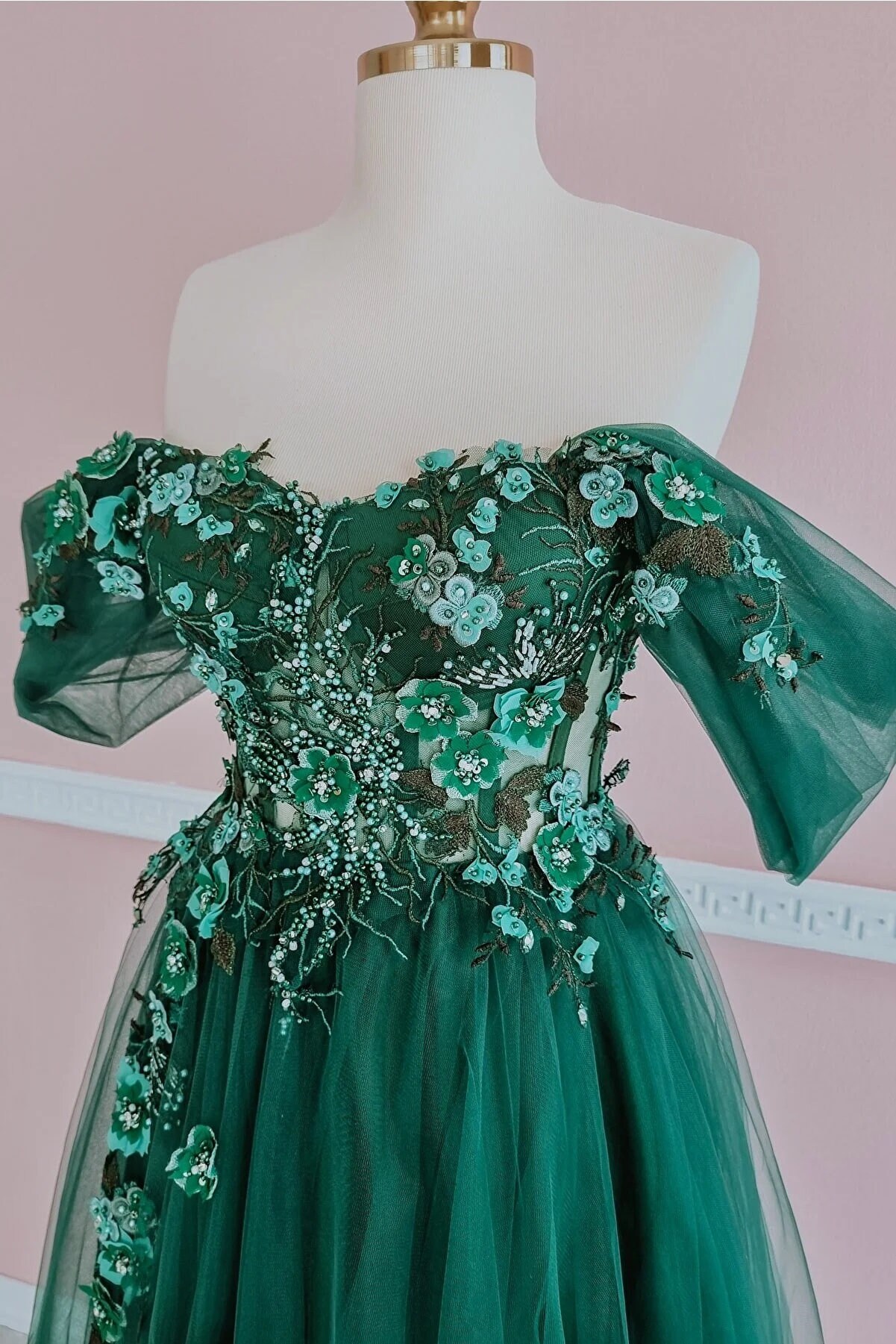 Emerald Fairy Corset Fairy Wedding Dress Fantasy Prom Dress Etsy