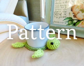 Crochet Turtle Coaster Pattern