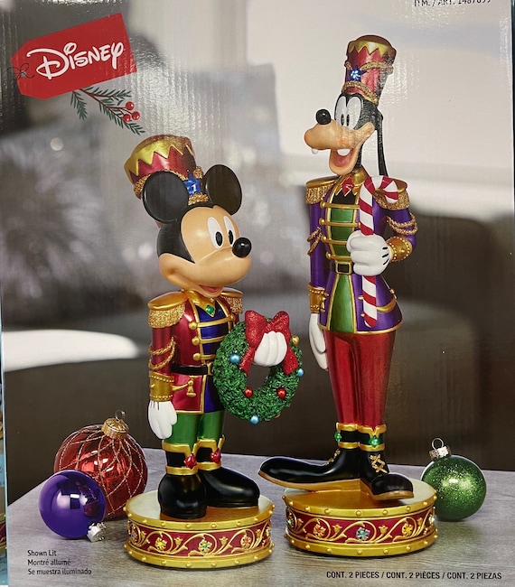 Disney Christmas Holiday Nutcrackers Mickey Mouse & Goofy Etsy