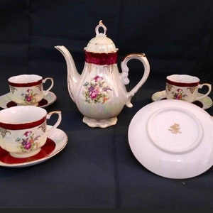 Vintage Elegant Tea Set By Fresh China Made In Japan .