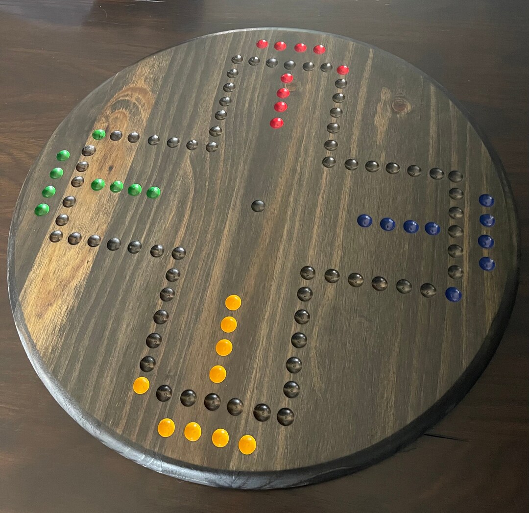 Marbles Board Aggravation Board Wahoo Board With Marbles and Etsy