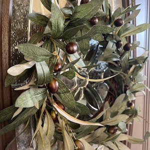 Small Golden Olive Leaf Wreath