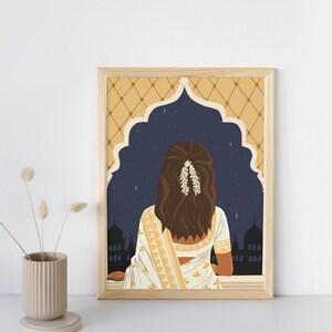 Out The Palace Window Digital Art, South Asian Digital Art