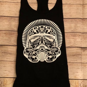 Stormtrooper Sugar Skull Tank Top