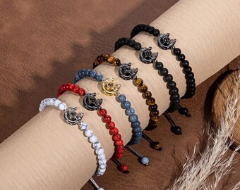 Personalized Projection Bracelet, Mom Photo Bracelets, Memorial Pet Photo Gifts for Loved Ones, Projection Jewelry, Birthday Gifts for Her