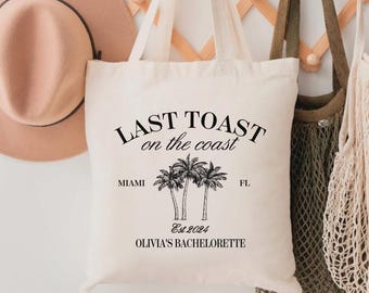 Custom Tote Bag, Personalized Name Bag, Bridesmaid Gift, Beach Tote Bag, Bachelorette Party Bag, Bridesmaid Proposal Gift, Beach Bag