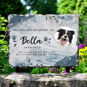 Custom Dog Grave Marker, Personalized Pet Memorial Stone, Dog Garden Sign, Pet Loss Gift, Garden Decor, Pet Remembrance Gift, In Memory of