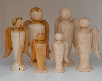 wooden angel