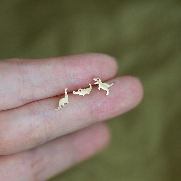 Wire Earrings Earth Cappuccino Silver - Dinosaur Designs main image 0